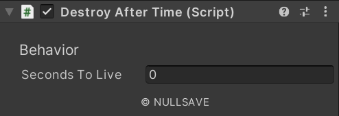 "Destroy After Time"