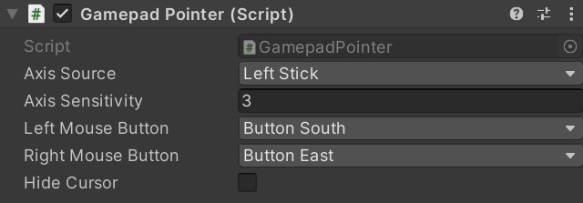 "Gamepad Pointer"