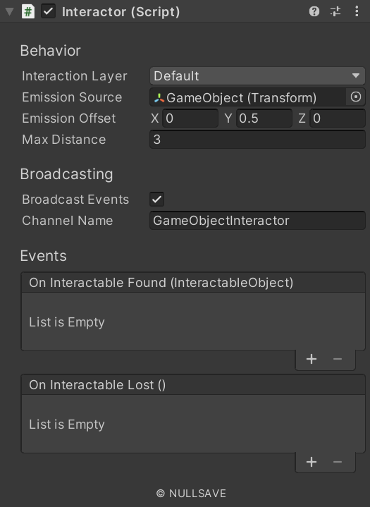 "Interactor"