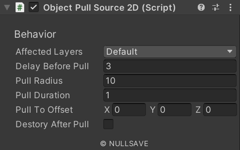 "Object Pull Source 2D"