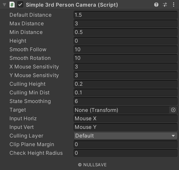 "Simple 3rd Person Camera"