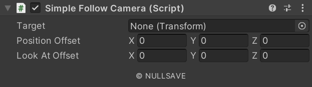 "Simple Follow Camera"