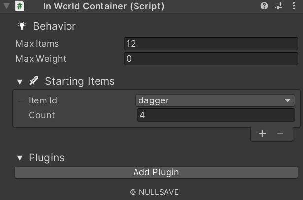 "In World Container"