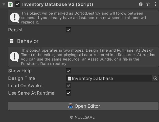"Inventory Database V2"