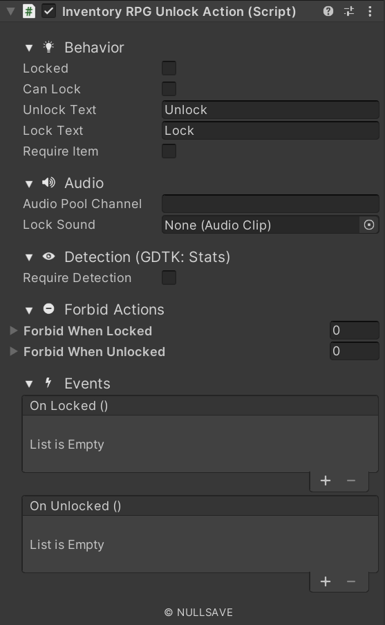 "Inventory RPG Unlock Action"