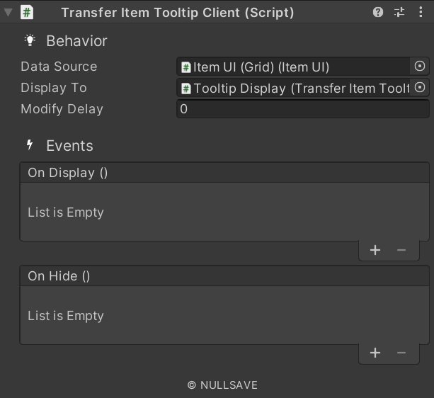 "Transfer Item Tooltip Client"