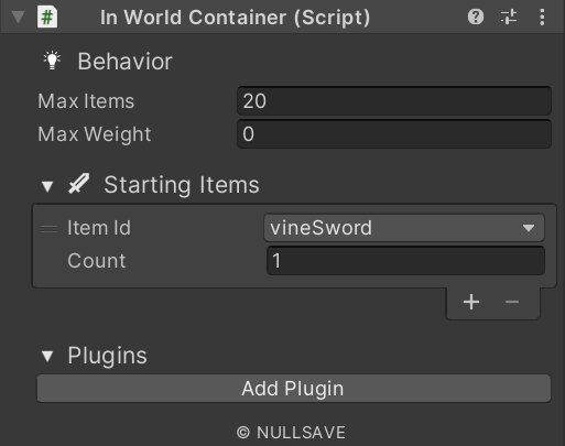 "In World Container"