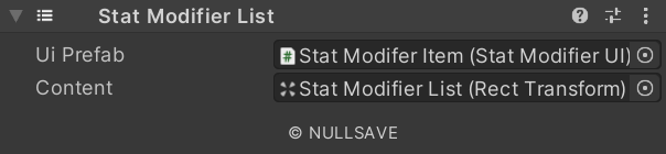 "Stat Modifier List UI"