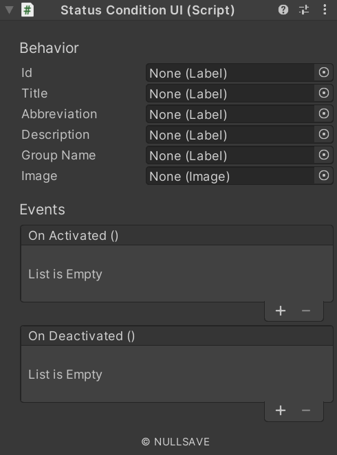"Status Condition UI"
